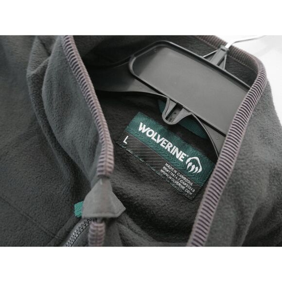 Wolverine Men's Wilderness Full Zip Fleece black Size L - Picture 7 of 7